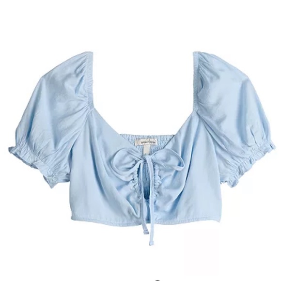 Speechless Side Slit Mini Skirt and Tied Front Crop Top Outfit size Large NWT - Picture 4 of 10